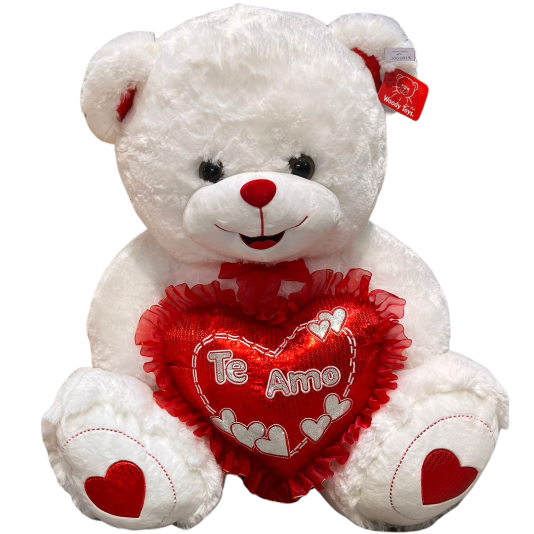 PELUCHE OSO CORAZON TE AMO WT036A 